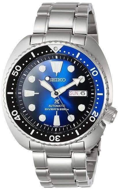 Seiko Japan Made Deep Blue Batman Turtle Diver's Men's Watch SRPC25J1 Roman Date Wheel - Prestige