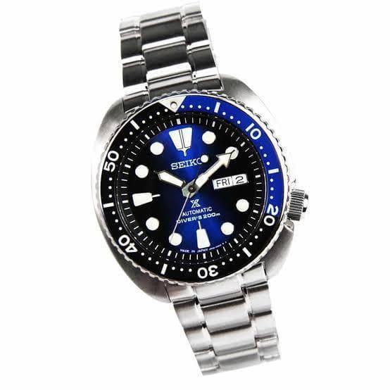 Seiko Japan Made Deep Blue Batman Turtle Diver's Men's Watch SRPC25J1 Roman Date Wheel - Prestige