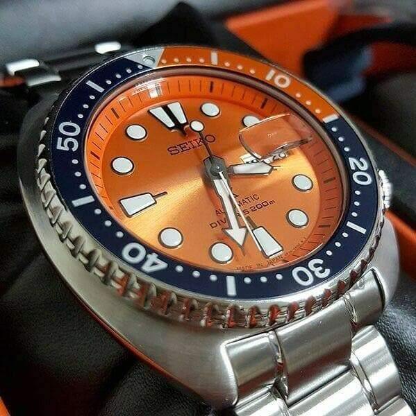 Seiko Japan Made Limited Edition Nemo Orange Turtle 200M Men's Watch SRPC95J1 - Prestige