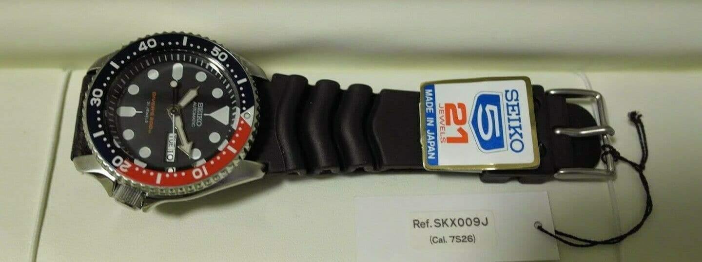 Seiko Japan Made Pepsi SKX 200M Diver's Men's Watch SKX009J1 - Prestige