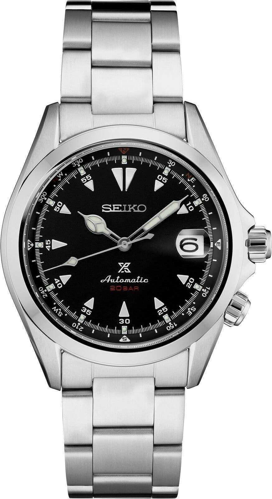 Seiko Japan Made Prospex Alpinist Black Men's Stainless Watch SPB117J1 - Prestige