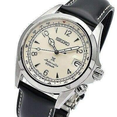 Seiko Japan Made Prospex Alpinist White Men's Leather Strap Watch SPB119J1 - Prestige