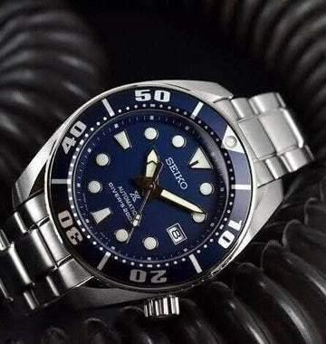 Seiko JDM Blumo Blue Sumo Men's Stainless Steel Watch SBDC033 