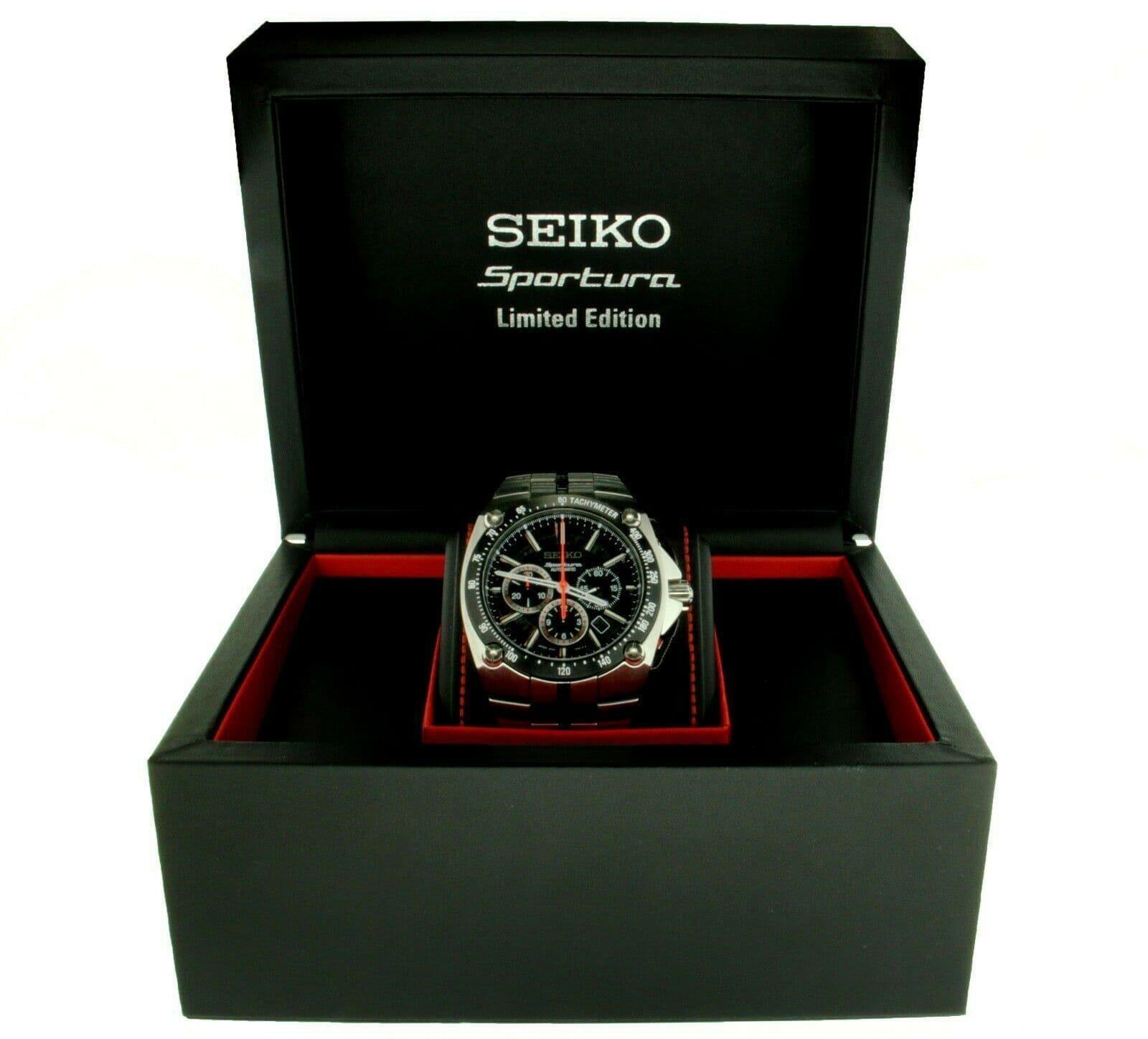 Seiko Limited Edition Rare Japan Made Sportura Automatic Chronograph SRQ007J1 - Prestige