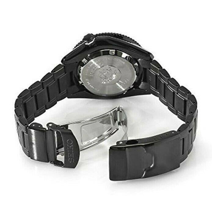 Seiko Men's "Stargate I" Ion Black PVD Plated Stainless Steel Watch SKZ329K1 - Prestige