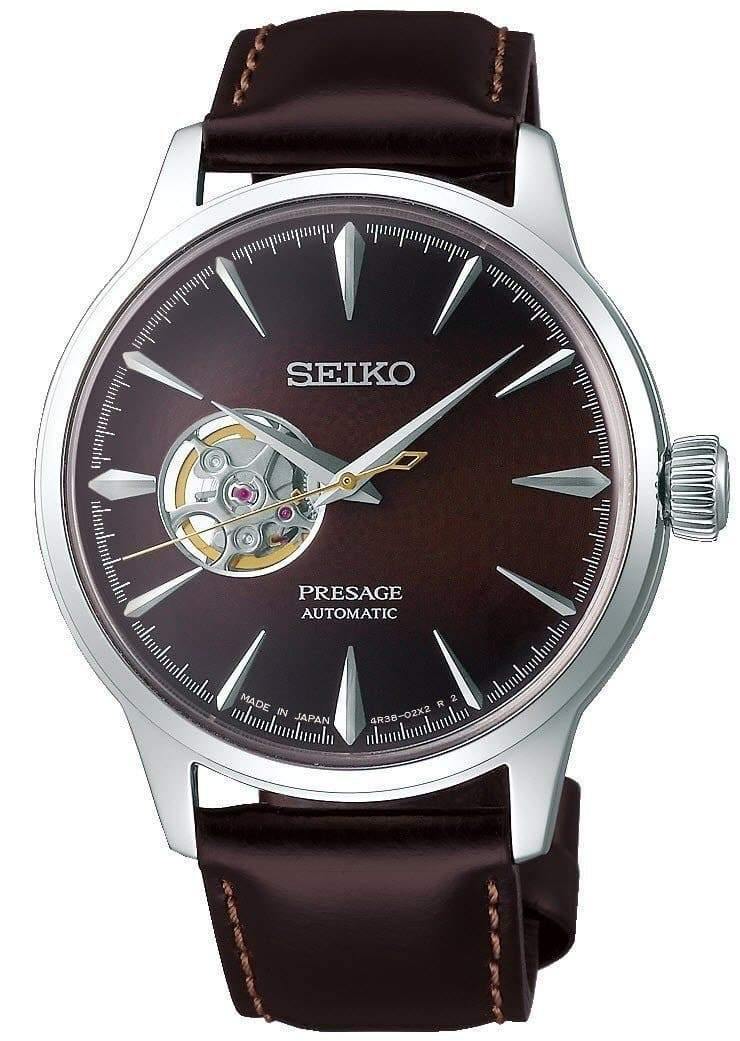 Seiko Presage Midnight Sting Open Heart Couple's Watch Set SSA407J1 + SSA783J1 - Prestige