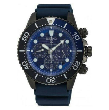 ダークSeiko solar chronograph Divers 200 Seiko Save The Ocean Dark Solar Chronograph Blue Dial 200M Divers