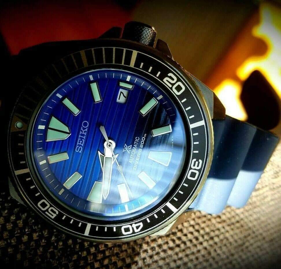 Seiko SE Save the Ocean Dark Samurai 200M Diver's Men's Watch SRPD09K1 - Prestige
