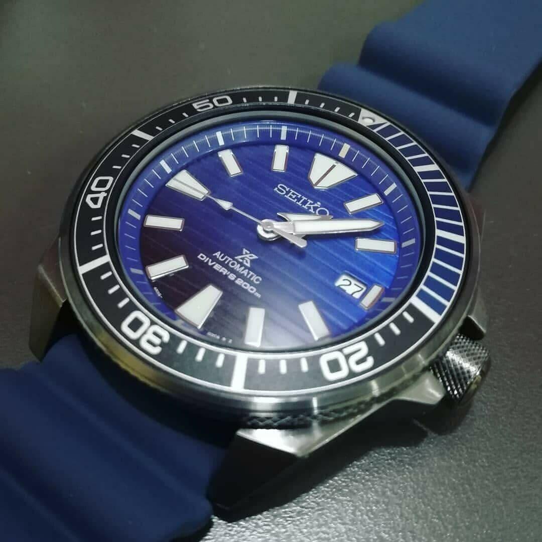 Seiko SE Save the Ocean Dark Samurai 200M Diver's Men's Watch SRPD09K1 - Prestige