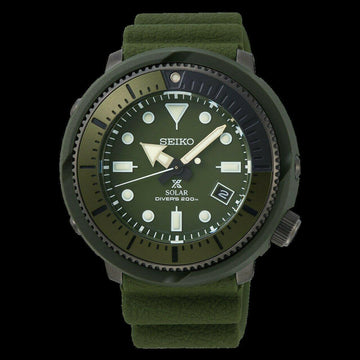 Seiko Street Series Solar Tuna Green Prospex Diver s Men s Watch SNE535P1 Prestige