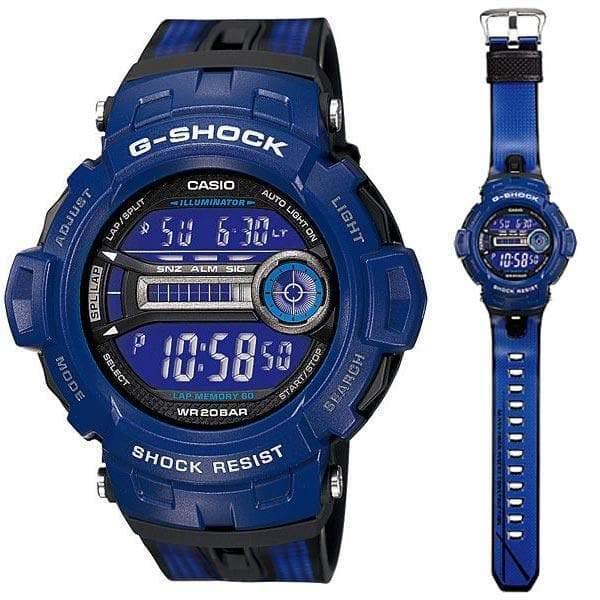 Casio G-Shock Standard Analog-Digital Power Ranger Blue Watch GD200-2DR ...