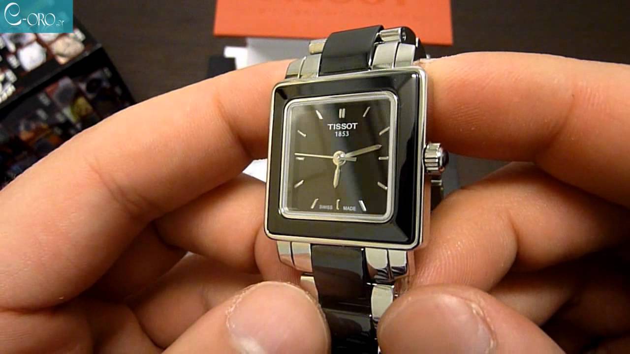 Tissot Swiss Made T-Lady T-Cera 2 Tone Ceramic Stainless Steel Ladies' Watch T0643102205100 - Prestige