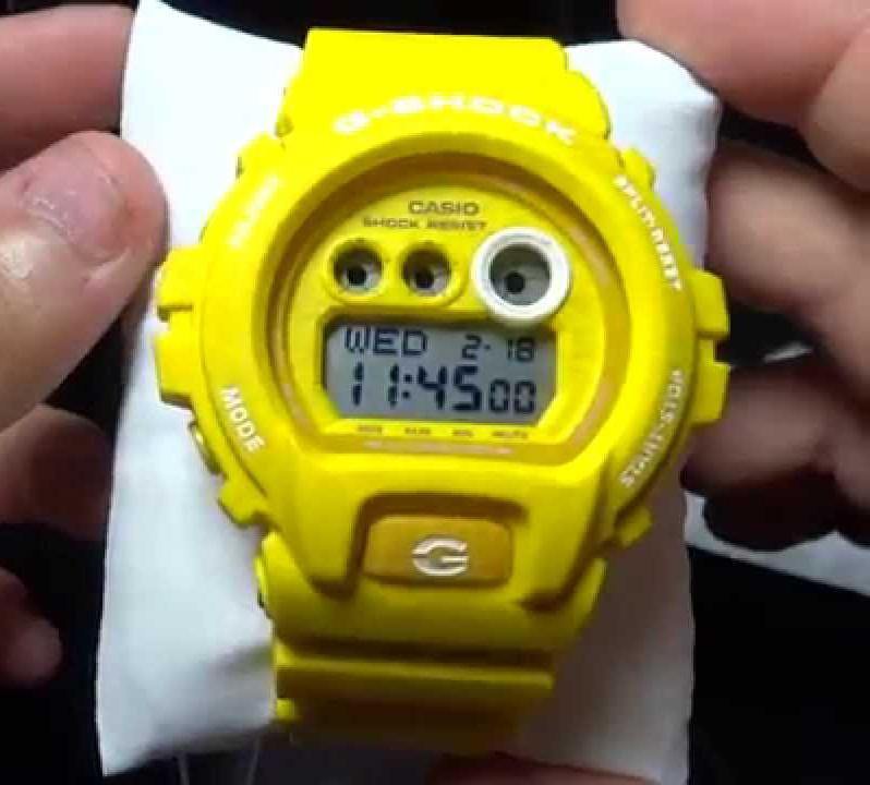 Casio G-Shock XLarge Heathered Series Digital Yellow Watch GDX6900HT-9DR - Prestige