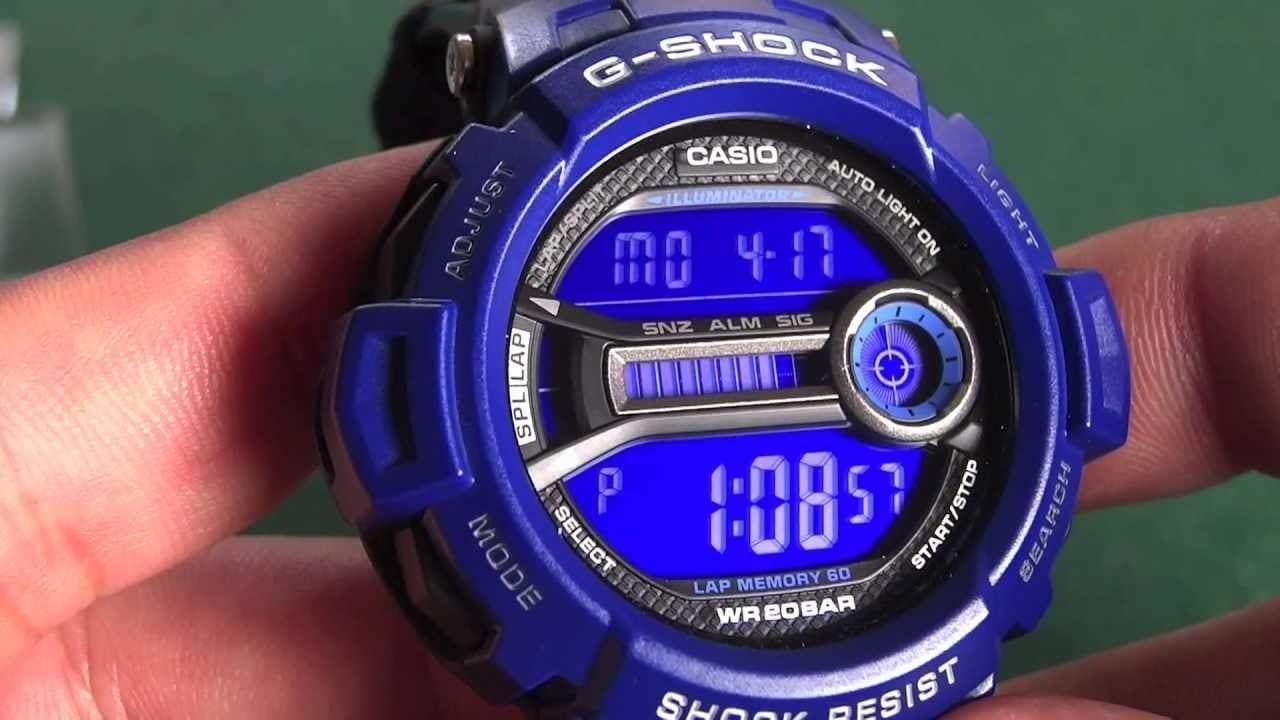 Casio G-Shock Standard Analog-Digital Power Ranger Blue Watch GD200-2DR ...