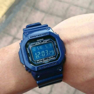 Casio G-Shock Tough Solar Digital Crazy Colors Metallic Blue Watch