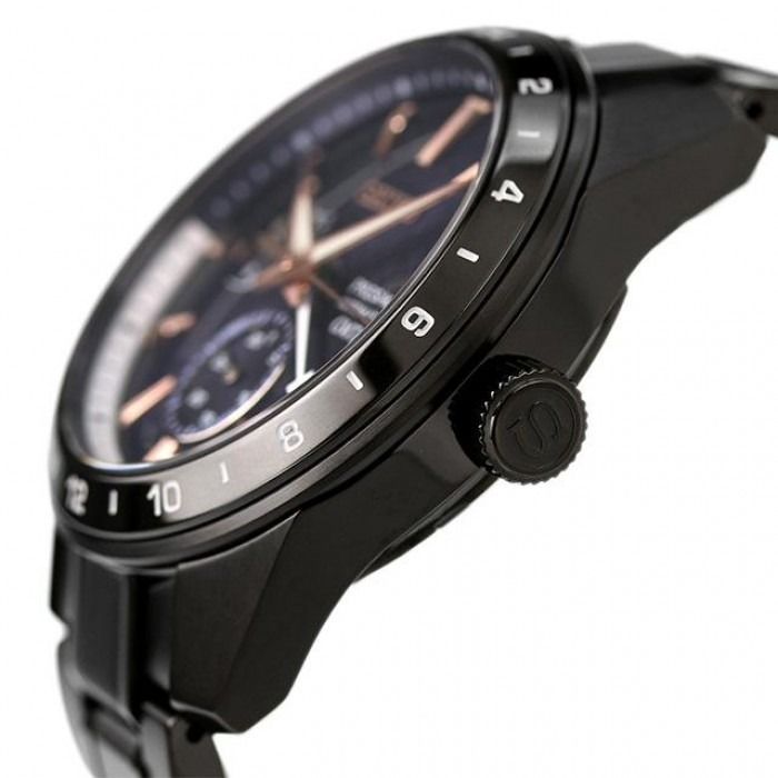 Seiko Presage Sharp Edged Series Limited Edition Akebono GMT Men's Watch SPB361J1