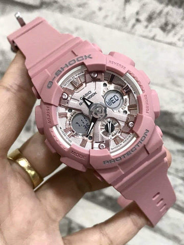 Casio G-Shock Sneaker S Series Anadigi Pastel Pink Ladies' Watch