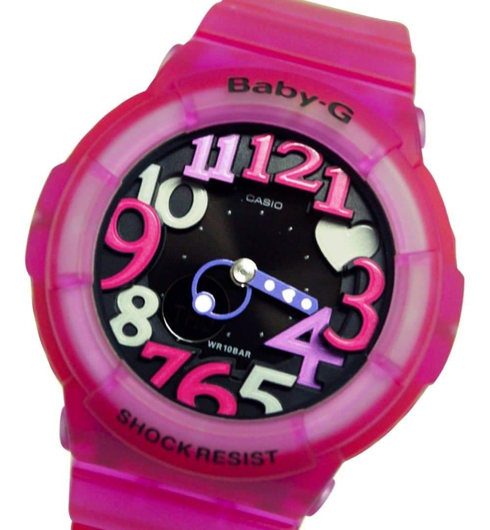 Casio Baby-G Anadigi Fuschia Pink x Black Dial Watch BGA131-4B4DR - Prestige