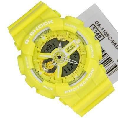 Casio G-Shock GA110 Series Analog-Digital Standard Color Yellow Watch GA110BC-9ADR - Prestige