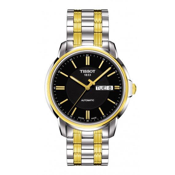 Tissot Swiss Made T-Classic III Automatic 2 Tone Gold Plated Men's Watch T0654302205100 - Prestige