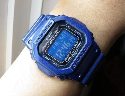 Casio G-Shock Tough Solar Digital Crazy Colors Metallic Blue Watch G5600CC-2DR - Prestige