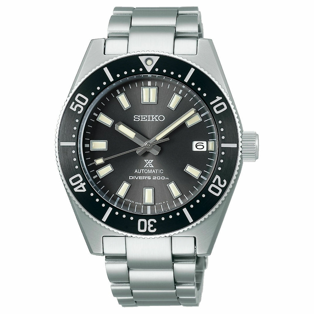 Seiko Japan Made Gen 2 62MAS Prospex Diver's Gray Dial Men's Stainless Steel Watch SPB143J1 - Prestige