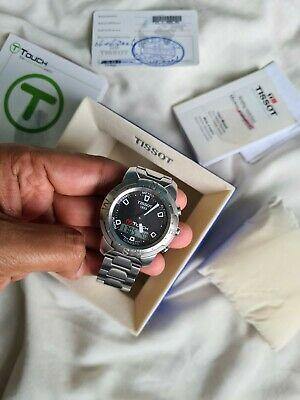 Tissot Swiss Made T-Touch Anadigi Chrono Men's Stainless Steel Watch T33.1.488.51 - Prestige