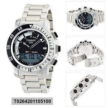 Tissot Swiss Made Sea Touch Anadigi Men s Stainless Steel Watch