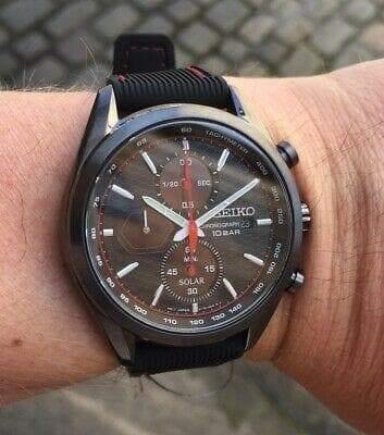 Seiko Prospex Solar Men's Rubber Strap Chronograph Watch SSC777P1 - Prestige