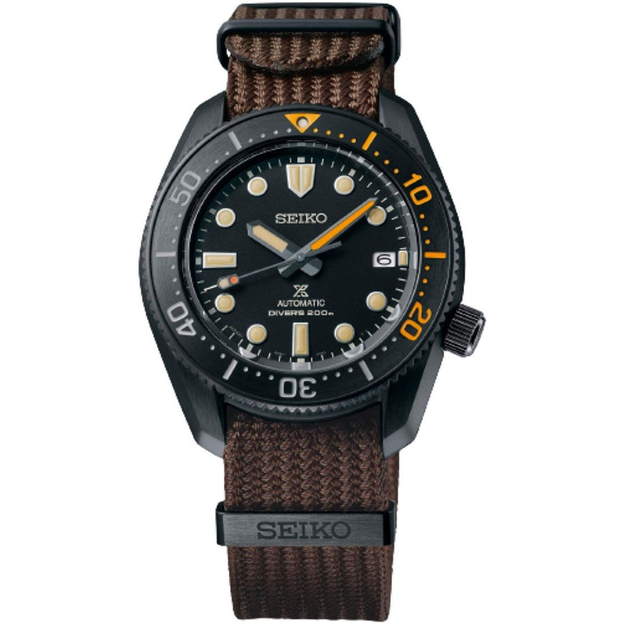 Seiko 1968 Japan Made Gen 2 Baby Marinemaster Limited Edition Black Series Men's Seichu Strap Watch SPB255J1 - Prestige