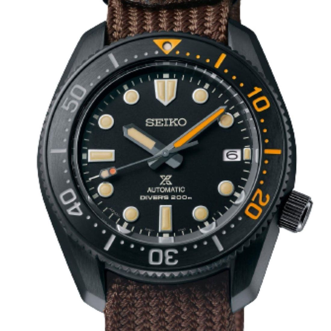 Seiko 1968 Japan Made Gen 2 Baby Marinemaster Limited Edition Black Series Men's Seichu Strap Watch SPB255J1 - Prestige