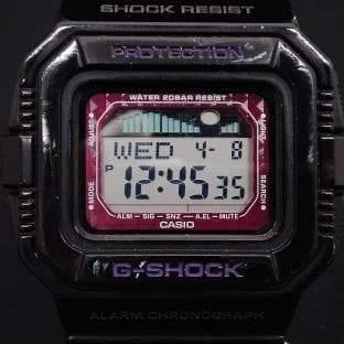 Casio G-Shock G-LIDE Series Digital Black x Purple Accents Watch GLX5500-1DR - Prestige