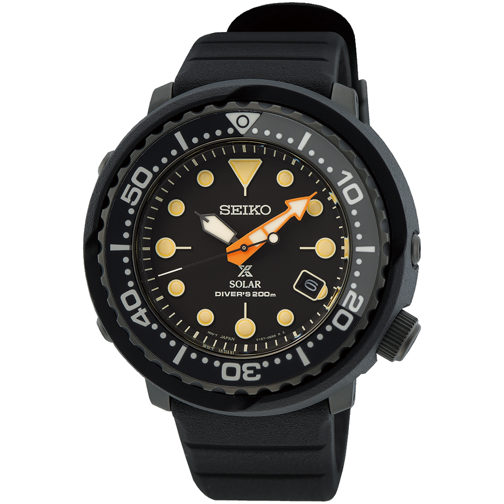 Seiko Prospex Black Series Limited Edition Solar Tuna Diver's Men's Watch SNE577P1 - Prestige