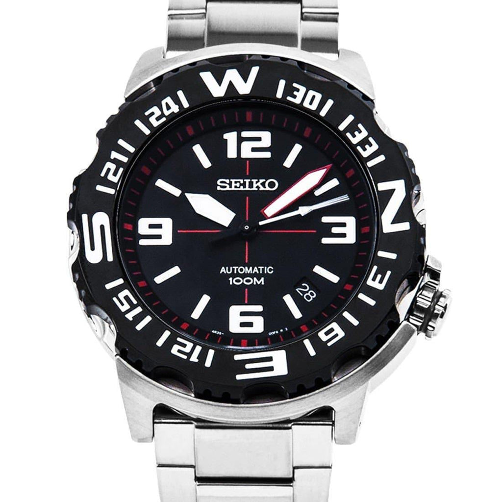 Seiko Field Monster Automatic 100M Men's Stainless Strap Watch SRP445K1 - Prestige