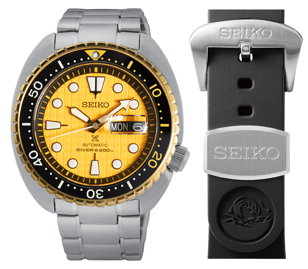 Seiko Prospex Limited Edition PH Yellow Sunrise Turtle 200M Men's Watch SRPH38K1 - Prestige