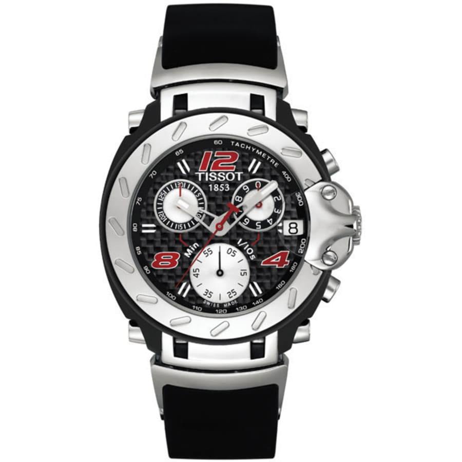 solamente Padre fage inoxidable Tissot Swiss Made T-Race Nascar Men's Chronograph Rubber Strap Watch  T011.417.17.207.02 – Prestige