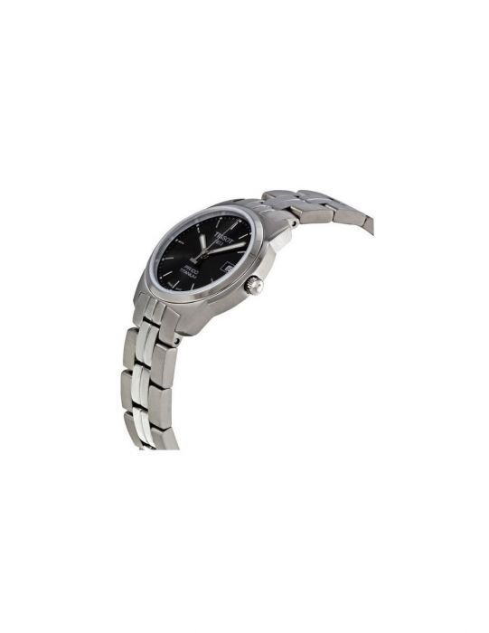 Tissot Swiss Made T-Classic PR100 Titanium Black Dial Ladies Watch T0493104405100 - Prestige