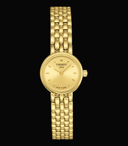 Tissot Swiss Made T-Lady Lovely All Gold Plated Ladies' Watch T0580093302100 - Prestige