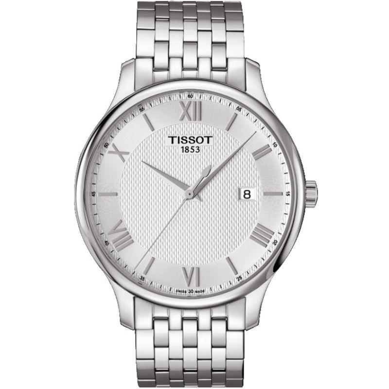 Tissot Swiss Made T-Classic Silver Tradition Stainless Steel Men's Watch T0636101103800 - Prestige