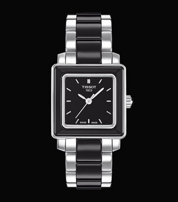 Tissot black 2025 ceramic watch