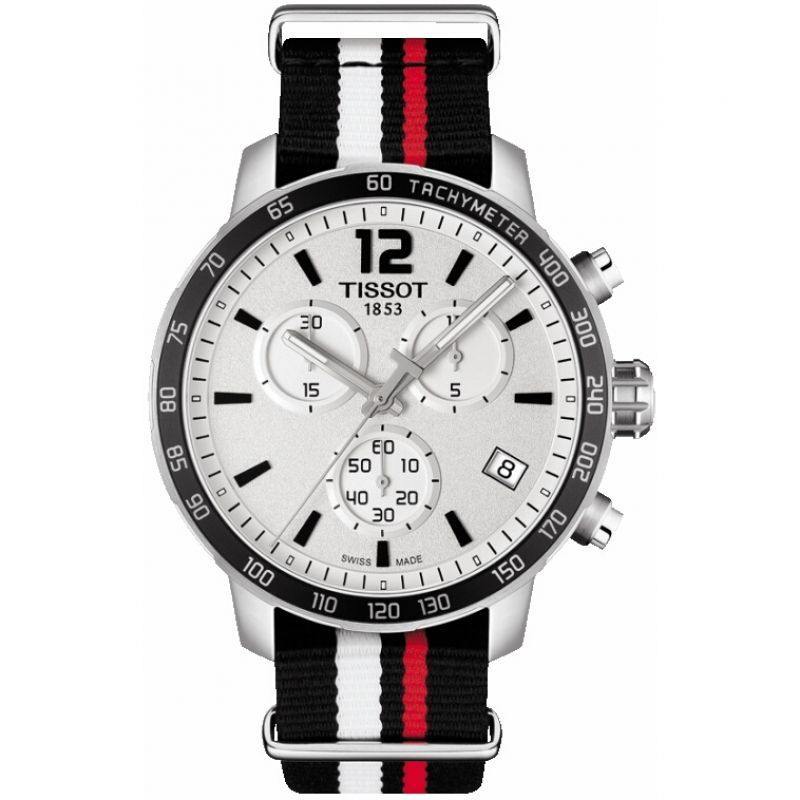 Tissot Swiss Made T-Sport Quickster Chronograph Men's Nato Strap Watch T0954171703701 - Prestige
