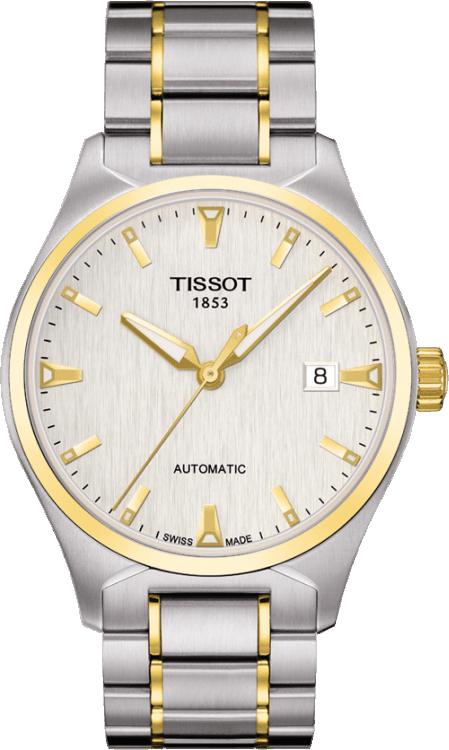 Tissot Swiss Made T-Classic Tempo Automatic 2 Tone Gold Plated Men's Watch T0604072203100 - Prestige