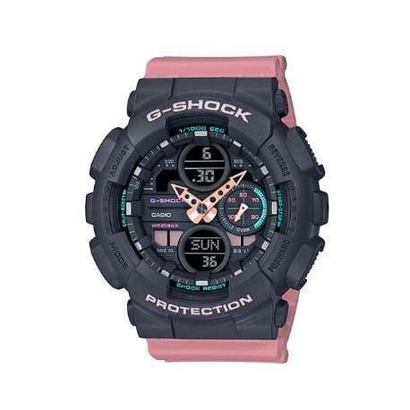 Casio G-Shock Sneaker S Series Analog-Digital Black x Pink Strap Ladies' Watch GMAS140-4ADR - Prestige