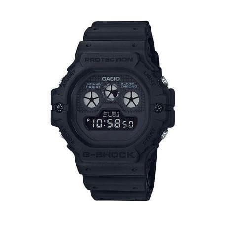 Casio G-Shock Black Stealth Series Digital Basic Color All Black Watch DW5900BB-1DR - Prestige