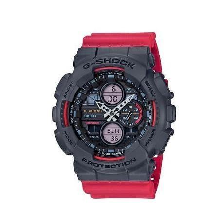 Casio G-Shock Analog-Digital Special Color Grey x Red Strap Watch Last Dance GA140-4ADR - Prestige
