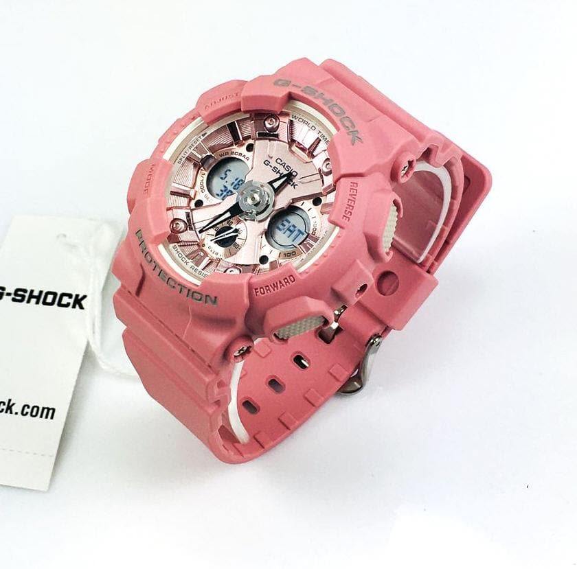 Casio G-Shock Sneaker S Series Anadigi Pastel Pink Ladies' Watch GMAS120DP-4ADR - Prestige